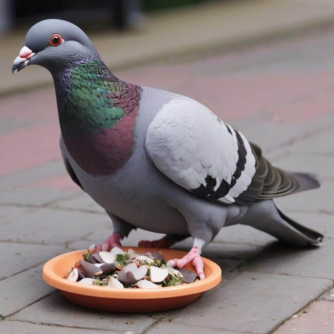 Białko w diecie gołębi