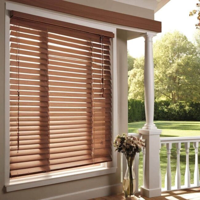 Pomysły na dekorację altany drewnianymi żaluzjami