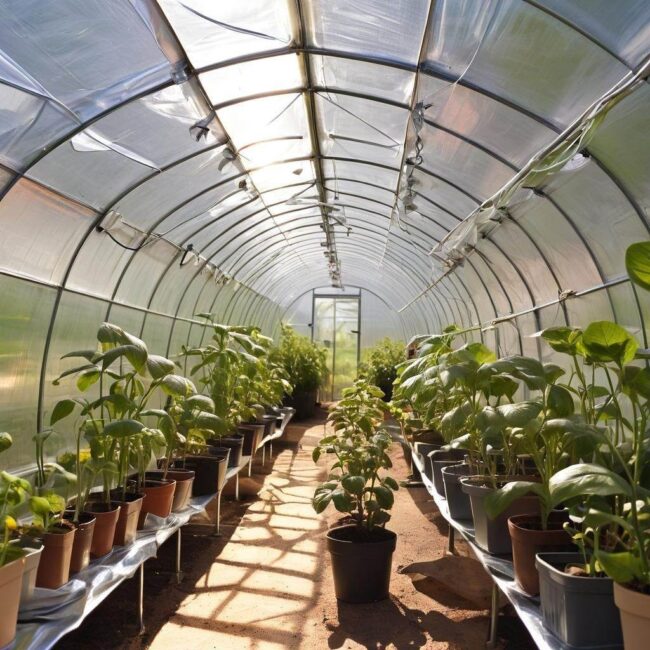 Sezonowe ogrzewanie tunelu do uprawy roślin