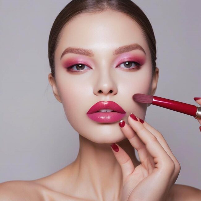 Sztuczki do malowania wąskich ust