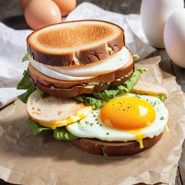 Wartość energetyczna kanapki z jajkiem